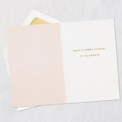 A Sweet Reason to Celebrate New Baby Girl Card