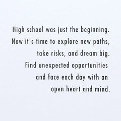 It's Time to Dream Big High School Graduation Card