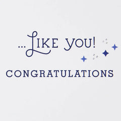 You Deserve Something Wonderful Congratulations Card