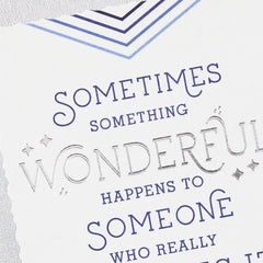 You Deserve Something Wonderful Congratulations Card