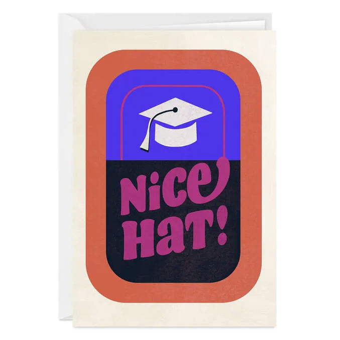 Nice Hat Custom Graduation Card