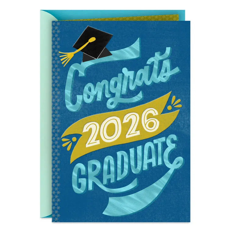 Congrats Graduate 2026 Graduation Card