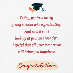 Full of Wonder Graduation Card for Granddaughter