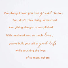 One Strong Woman Birthday Card for Mom