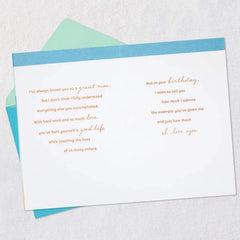 One Strong Woman Birthday Card for Mom