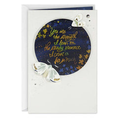 Thank You for Being There Anniversary Card for Husband