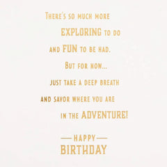 Savor the Adventure 65th Birthday Card