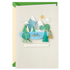 The Adventure Continues Anniversary Card for Couple