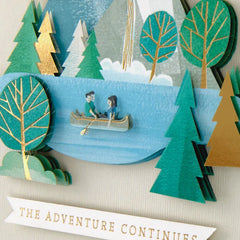 The Adventure Continues Anniversary Card for Couple