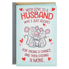 Love That You're Mine Funny Pop-Up Anniversary Card for Husband