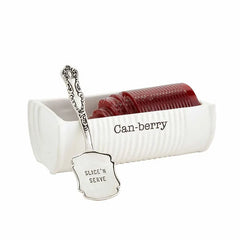 Mud Pie Can-Berry Dish With Spatula, Set of 2