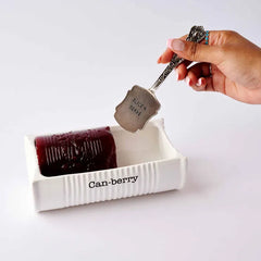 Mud Pie Can-Berry Dish With Spatula, Set of 2