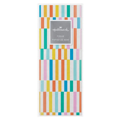 Colorful Broken Lines Tissue Paper, 6 Sheets