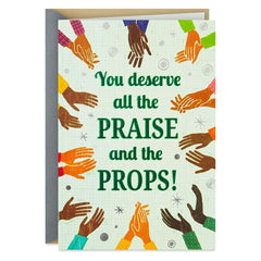 You Deserve All the Praise Congratulations Card