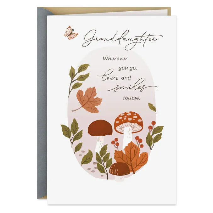 Love and Smiles Follow Where You Go Thanksgiving Card