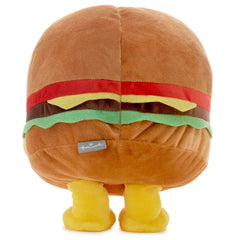Hamburger Plush With Sound and Motion, 10"