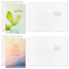 Peaceful Nature Assorted Sympathy Cards, Pack of 16