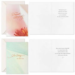 Peaceful Nature Assorted Sympathy Cards, Pack of 16