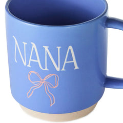 Nana Periwinkle Mug With Bow, 16 oz.