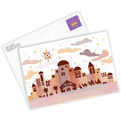 Love and Miracles Nativity Religious Custom Christmas Card