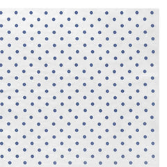 Navy Blue Polka Dots on White Tissue Paper, 6 sheets
