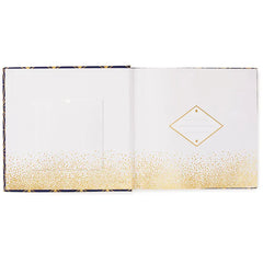 Navy and Gold Geometric Design Photo Album