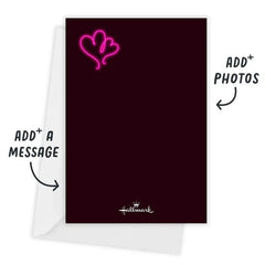 Neon Here Comes the Bride Flat Bachelorette Party Invitation