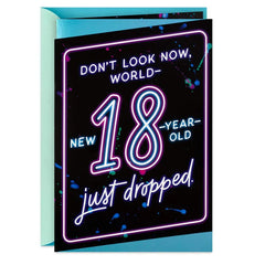 The World Is All Yours 18th Birthday Card