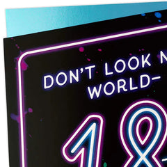 The World Is All Yours 18th Birthday Card