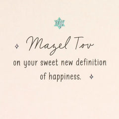 Mazel Tov on Your Sweet Little Blessing New Baby Card
