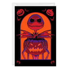 Disney Tim Burton's The Nightmare Before Christmas Jack Skellington Custom Halloween Card