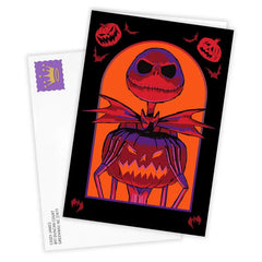 Disney Tim Burton's The Nightmare Before Christmas Jack Skellington Custom Halloween Card