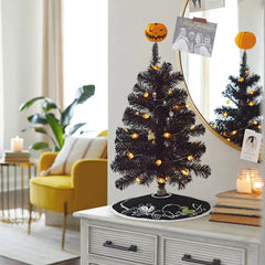 Mini Disney Tim Burton's The Nightmare Before Christmas Pumpkin King Christmas Tree Topper, 4.14"