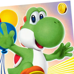 Nintendo Super Mario™ Yoshi Fun and Adventure Pop-Up Birthday Card for Kids