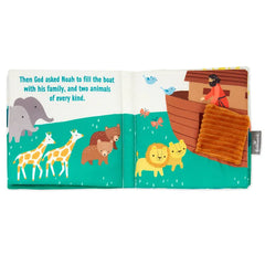 Noah Builds an Ark Plush Cloth Baby Book