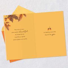 Especially Thankful for You Thanksgiving Card