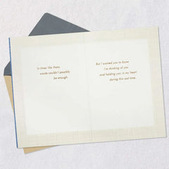 Holding You in My Heart Sympathy Card