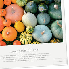 Gorgeous Gourds 550-Piece Jigsaw Puzzle