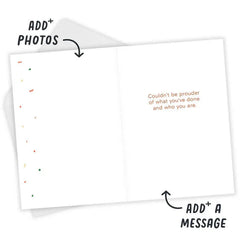 Our Family Celebrates You 2026 Custom Graduation Card