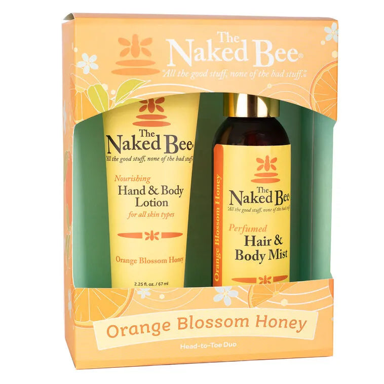 The Naked Bee Orange Blossom Honey Head-to-Toe Duo Gift Set