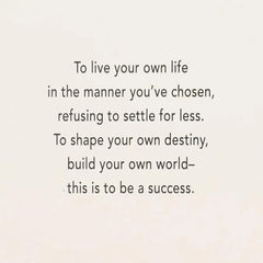 Shape Your Own Destiny High School Graduation Card