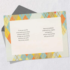Shape Your Own Destiny High School Graduation Card