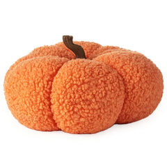 Orange Plush Fabric Pumpkin Fall Decoration