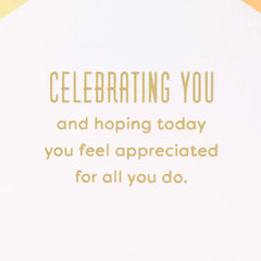 Celebrating You Boss's Day Card