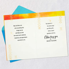 Blessings for My Husband Birthday Card