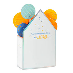 You're Something to Celebrate 3D Pop-Up Birthday Card