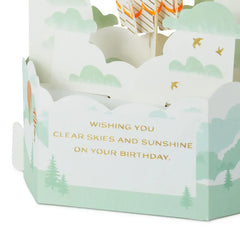 Hot Air Balloon 3D Pop-Up Birthday Card
