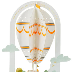 Hot Air Balloon 3D Pop-Up Birthday Card