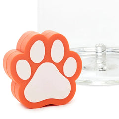 Charmers Paw Print Silicone Charm, 1.8" H