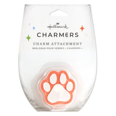 Charmers Paw Print Silicone Charm, 1.8" H